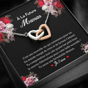 NEWMOM • Collier Future Maman Double Cœur