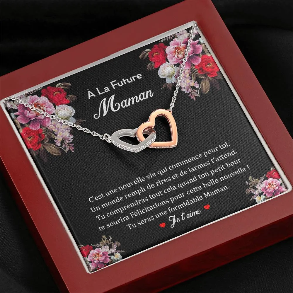 NEWMOM • Collier Future Maman Double Cœur