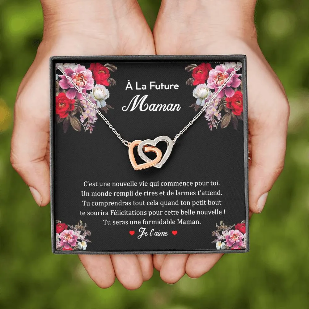 NEWMOM • Collier Future Maman Double Cœur