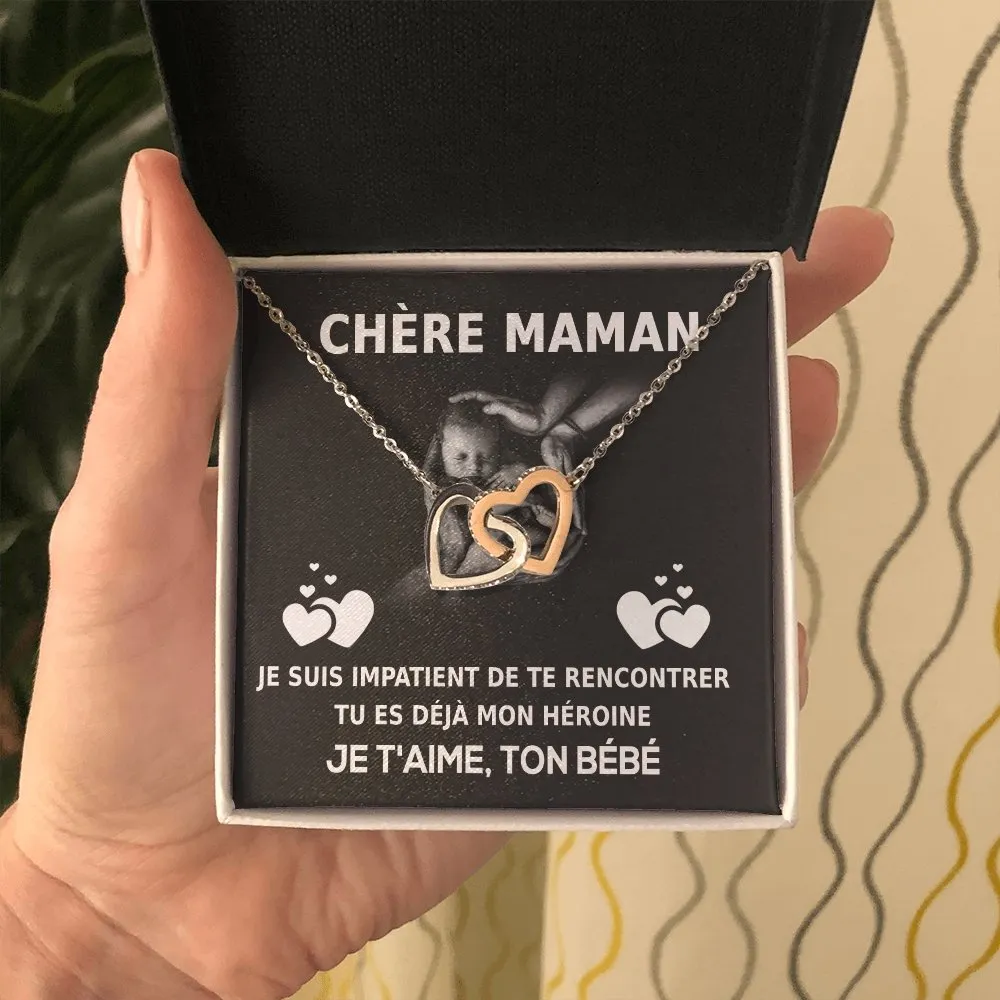 NEWMOM • Collier Grossesse Double Cœur