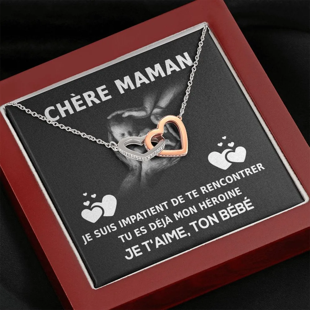 NEWMOM • Collier Grossesse Double Cœur