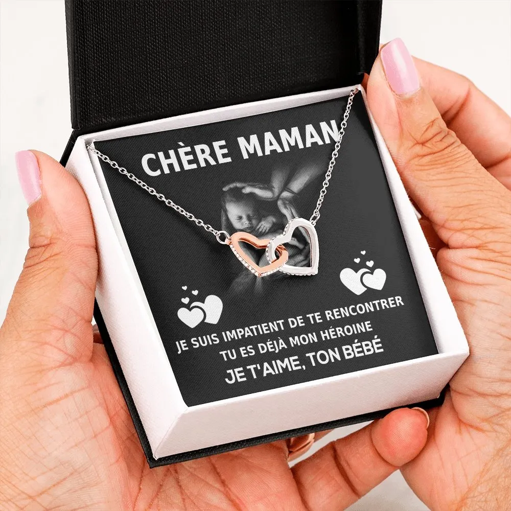 NEWMOM • Collier Grossesse Double Cœur