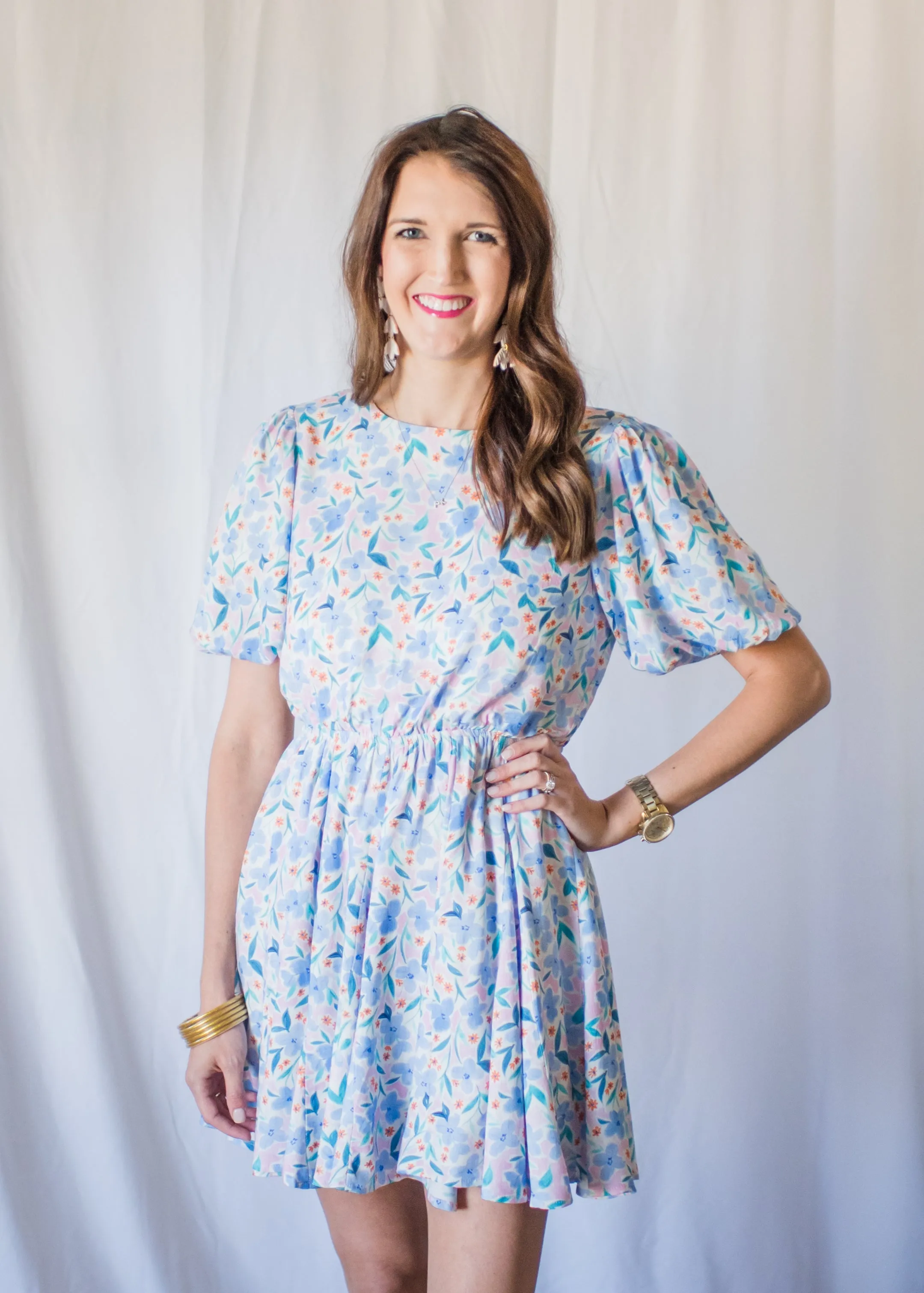 Nights in Nassau Floral Dress