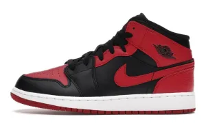 Nike Air Jordan 1 Mid Banned 2020 (GS) 554725-074