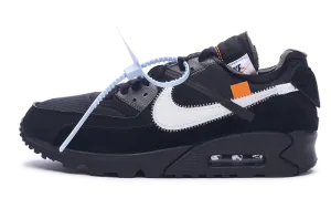 Nike Air Max 90 x OFF-WHITE Black 2019 (AA7293-001) Men's Size 6-13