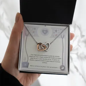 NURSE • Collier Infirmière Double Cœur