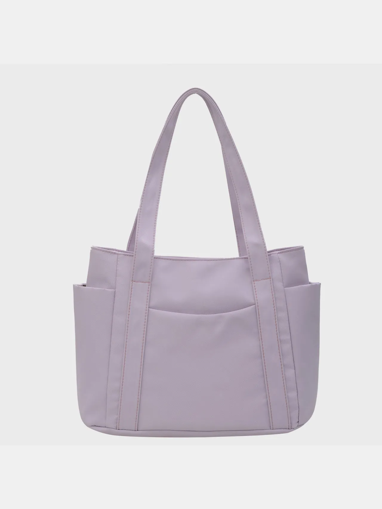 Nylon Oxford Large Tote Bag with Zipper for Women