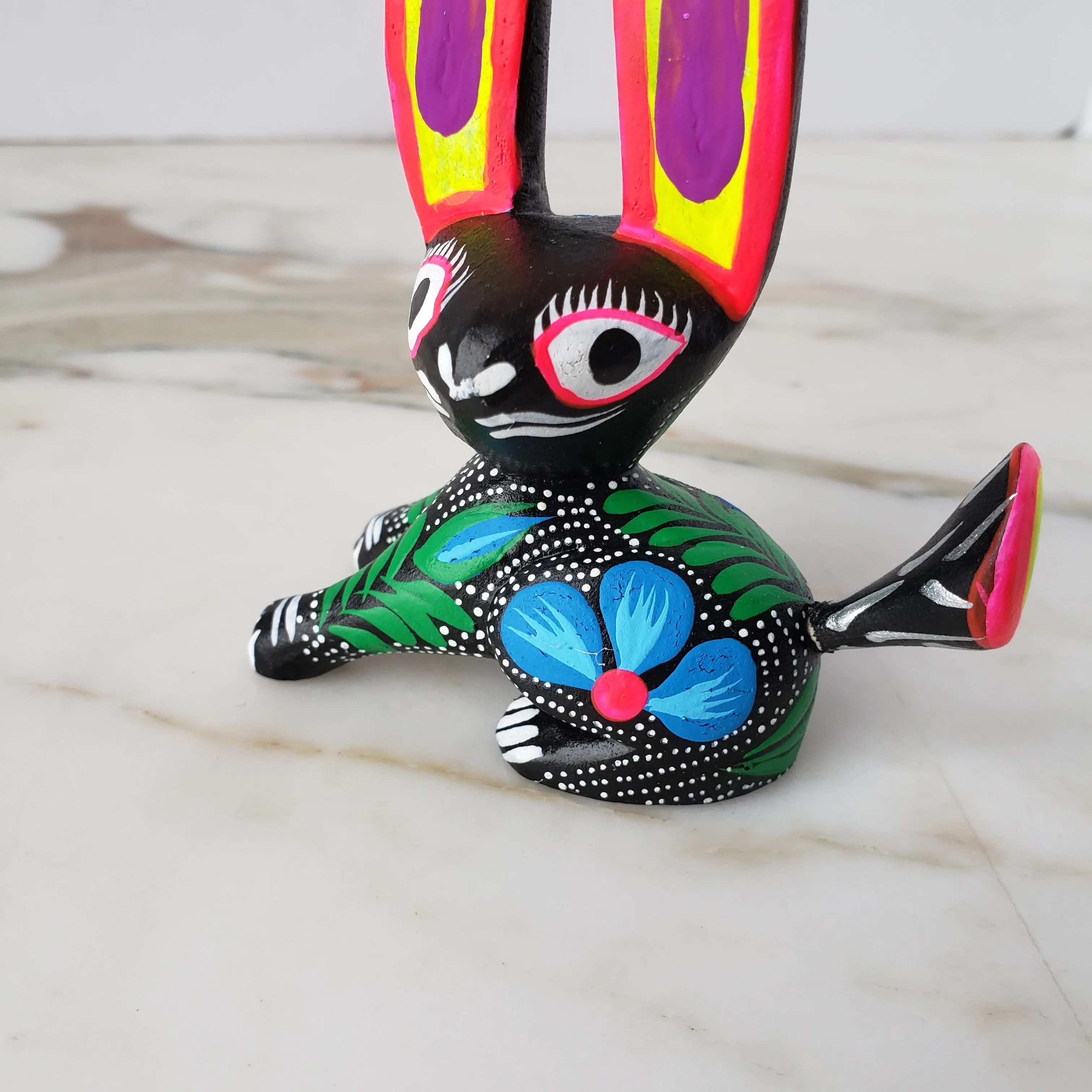 Oaxacan Alebrije  Rabbit  Mexican Hand Carved&Painted