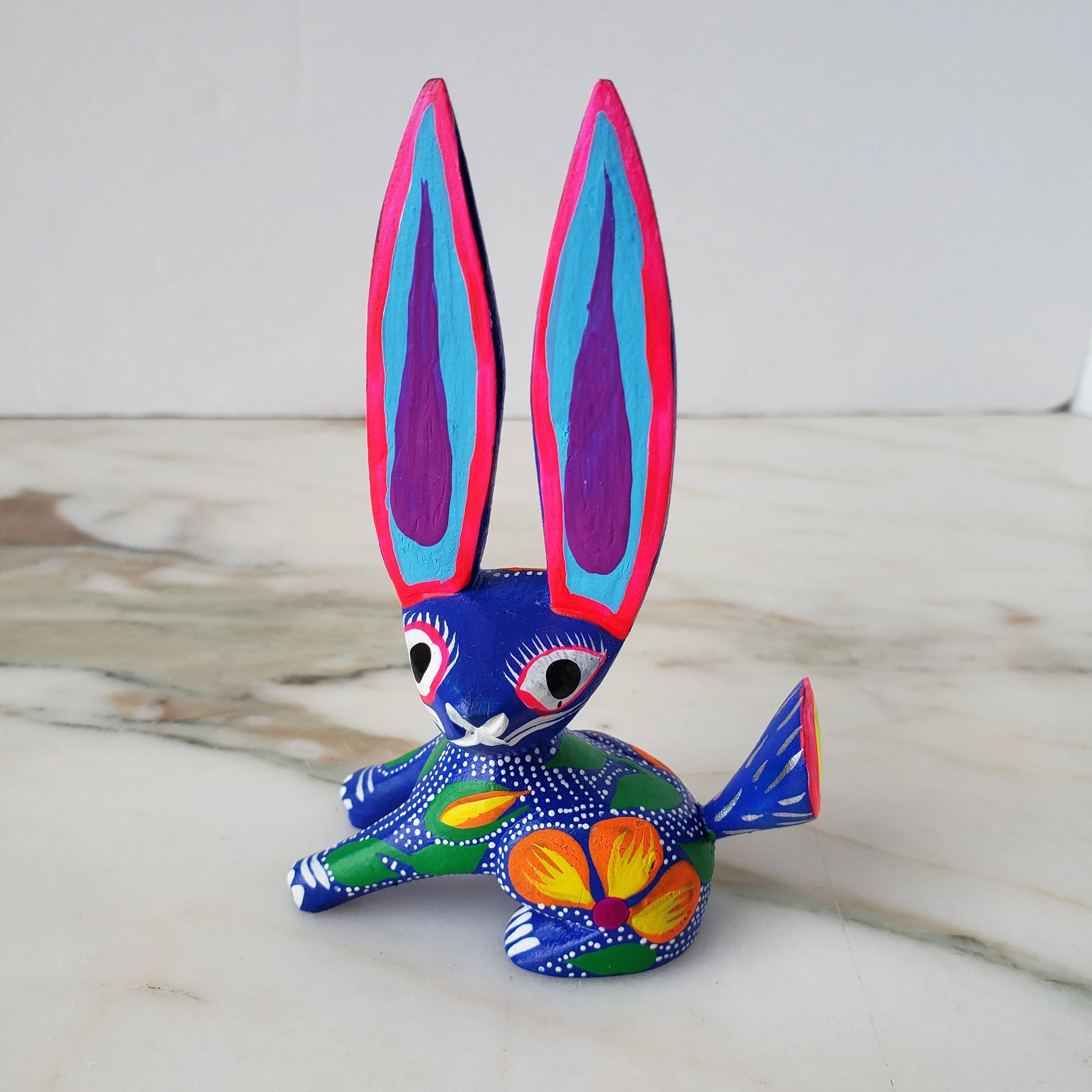 Oaxacan Alebrije  Rabbit  Mexican Hand Carved&Painted
