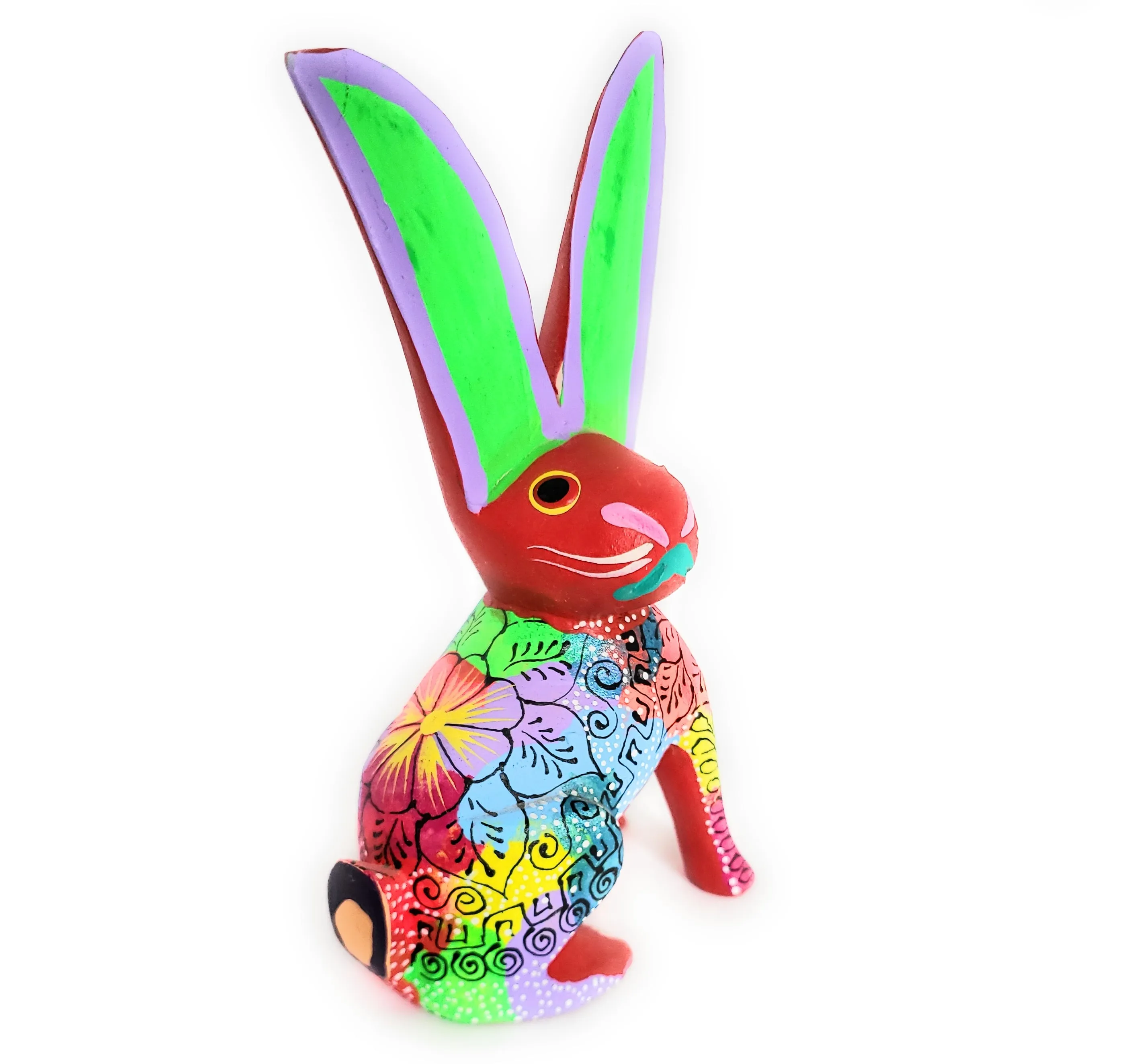 Oaxacan Alebrije  Rabbit  Mexican Hand Carved&Painted