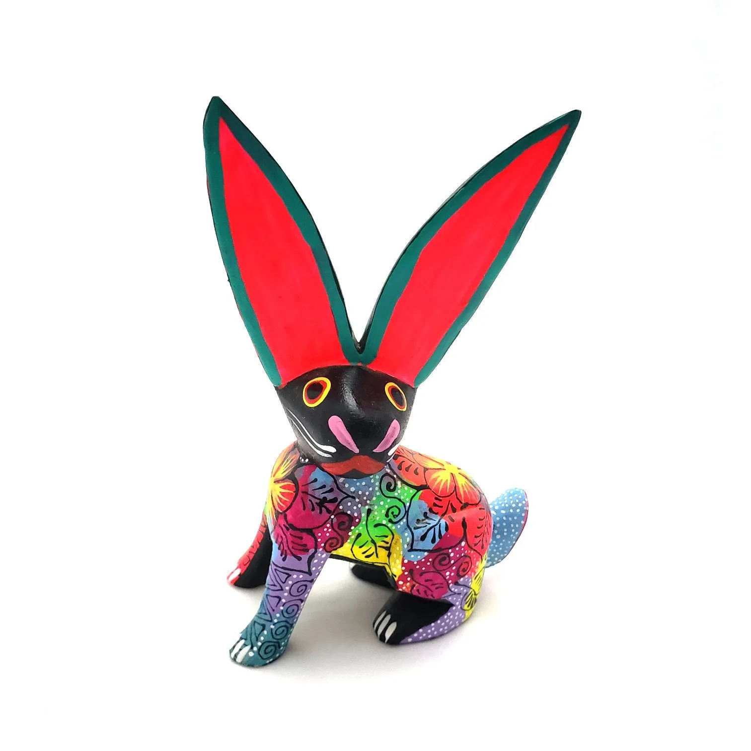 Oaxacan Alebrije  Rabbit  Mexican Hand Carved&Painted
