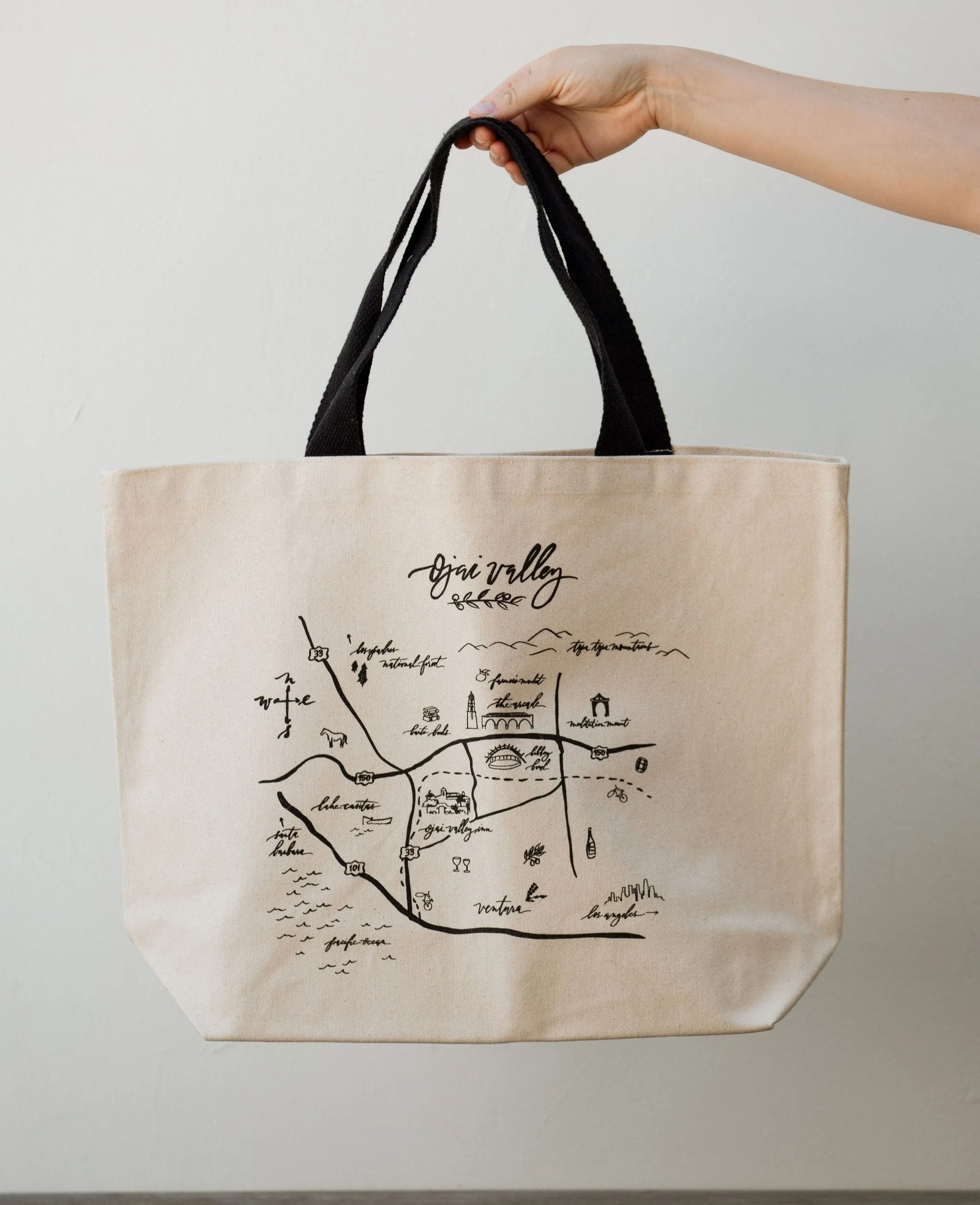 Ojai Map Tote