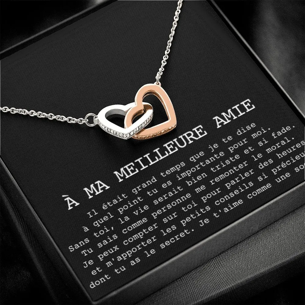 ONELOVE • Collier Meilleures Amies Double Cœur