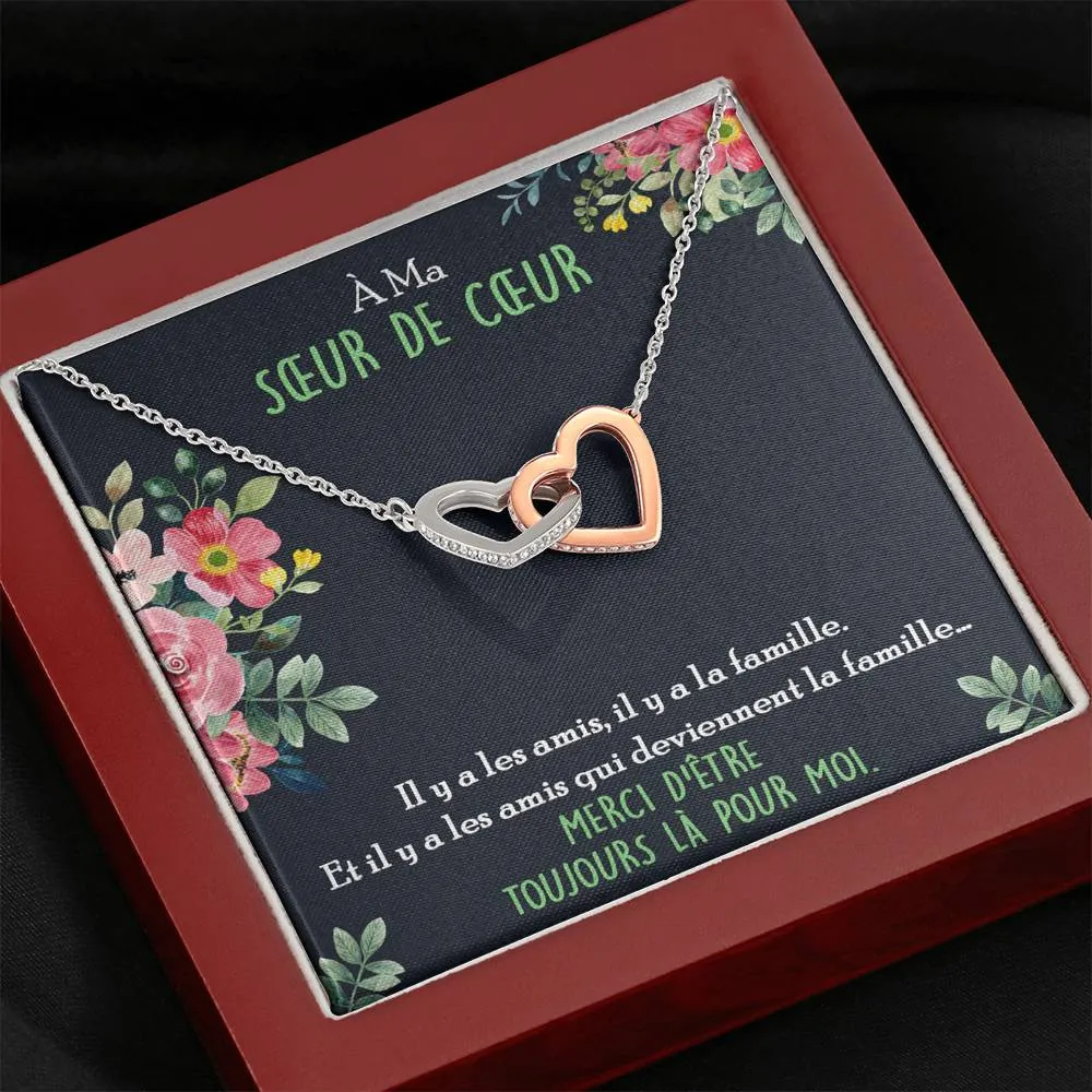 ONELOVE • Collier Meilleures Amies Double Cœur