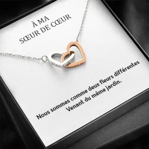 ONELOVE • Collier Meilleures Amies Double Cœur