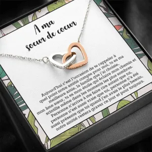 ONELOVE • Collier Meilleures Amies Double Cœur