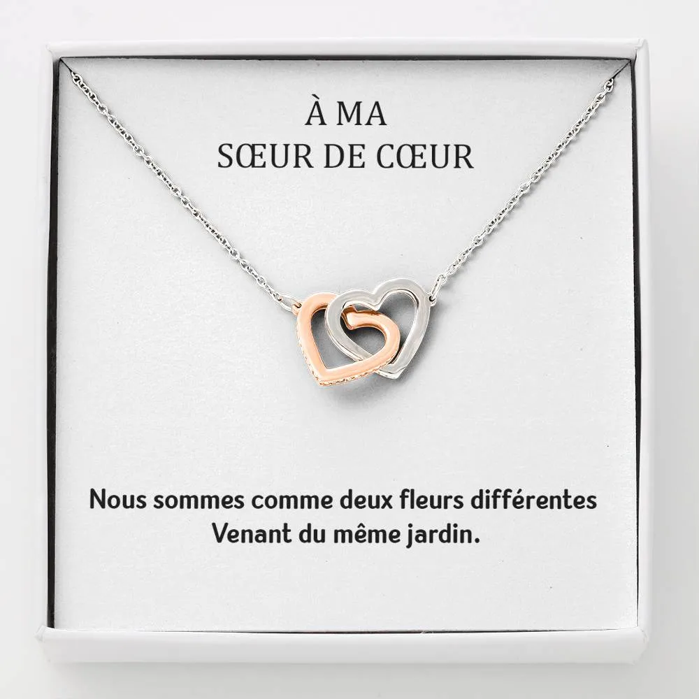 ONELOVE • Collier Meilleures Amies Double Cœur