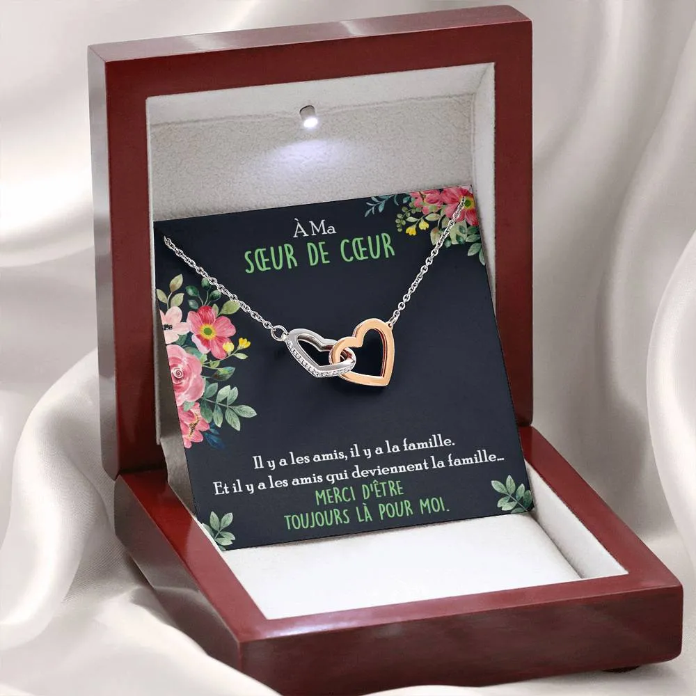 ONELOVE • Collier Meilleures Amies Double Cœur