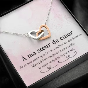 ONELOVE • Collier Meilleures Amies Double Cœur