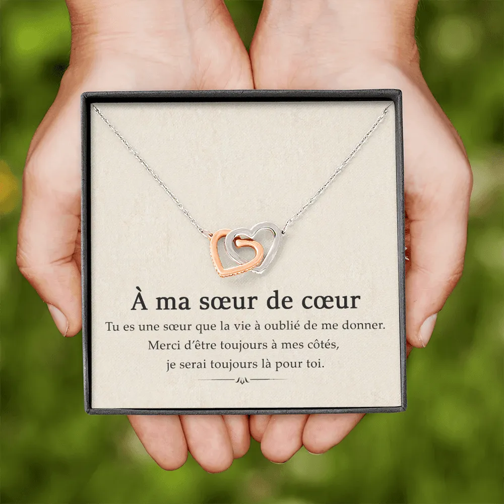 ONELOVE • Collier Meilleures Amies Double Cœur