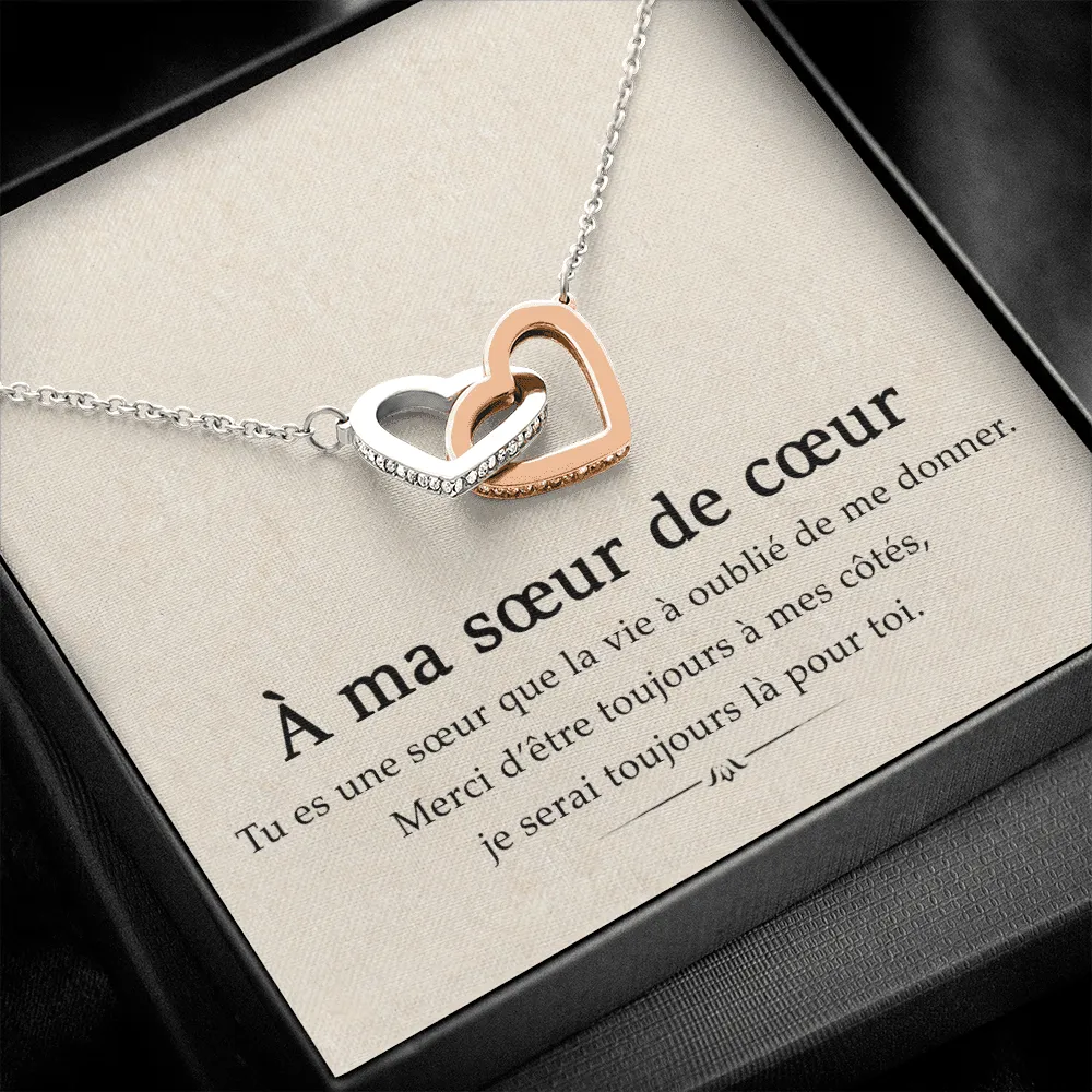 ONELOVE • Collier Meilleures Amies Double Cœur