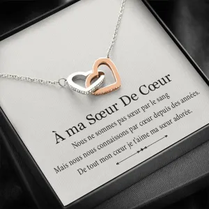 ONELOVE • Collier Meilleures Amies Double Cœur