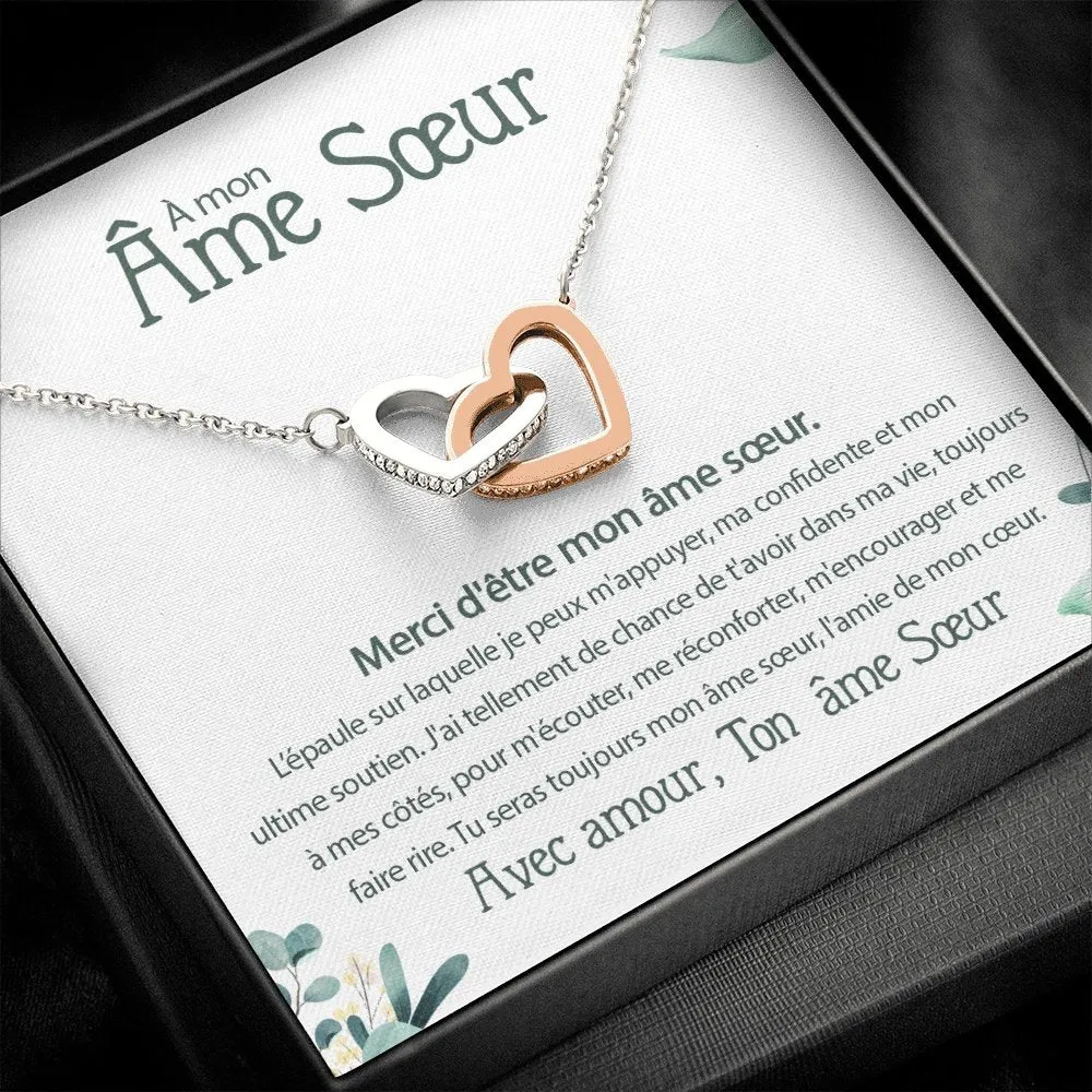 ONELOVE • Collier Meilleures Amies Double Cœur