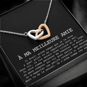 ONELOVE • Collier Meilleures Amies Double Cœur