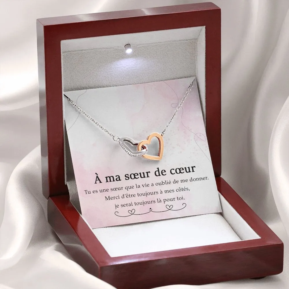ONELOVE • Collier Meilleures Amies Double Cœur