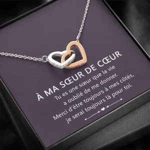 ONELOVE • Collier Meilleures Amies Double Cœur