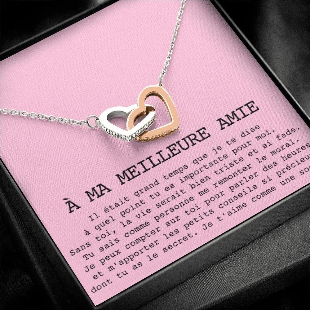 ONELOVE • Collier Meilleures Amies Double Cœur