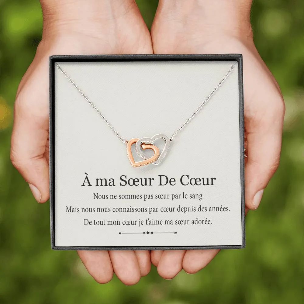 ONELOVE • Collier Meilleures Amies Double Cœur