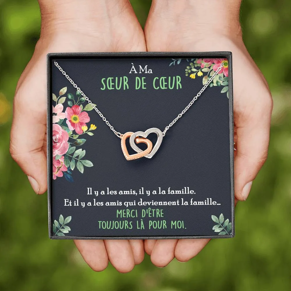 ONELOVE • Collier Meilleures Amies Double Cœur