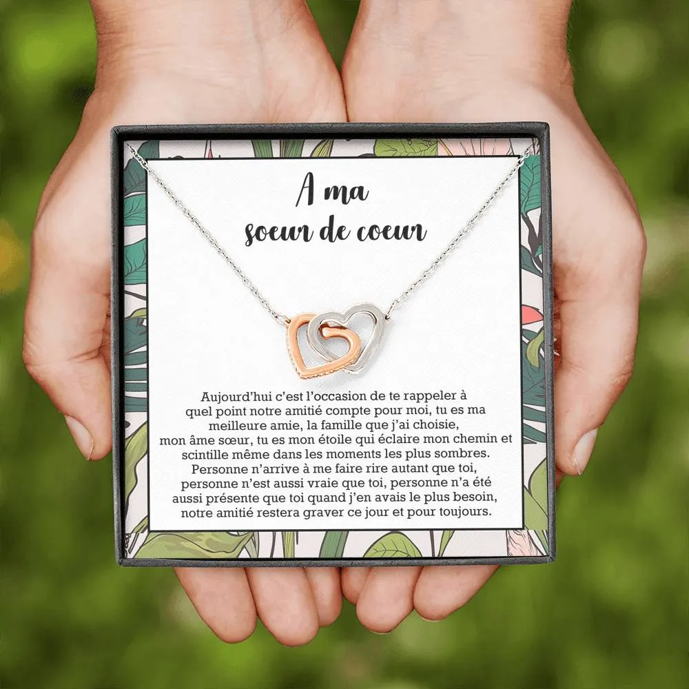 ONELOVE • Collier Meilleures Amies Double Cœur