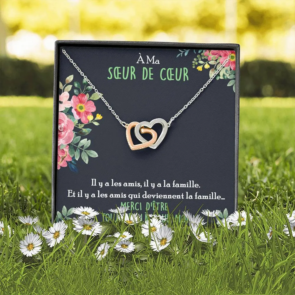 ONELOVE • Collier Meilleures Amies Double Cœur