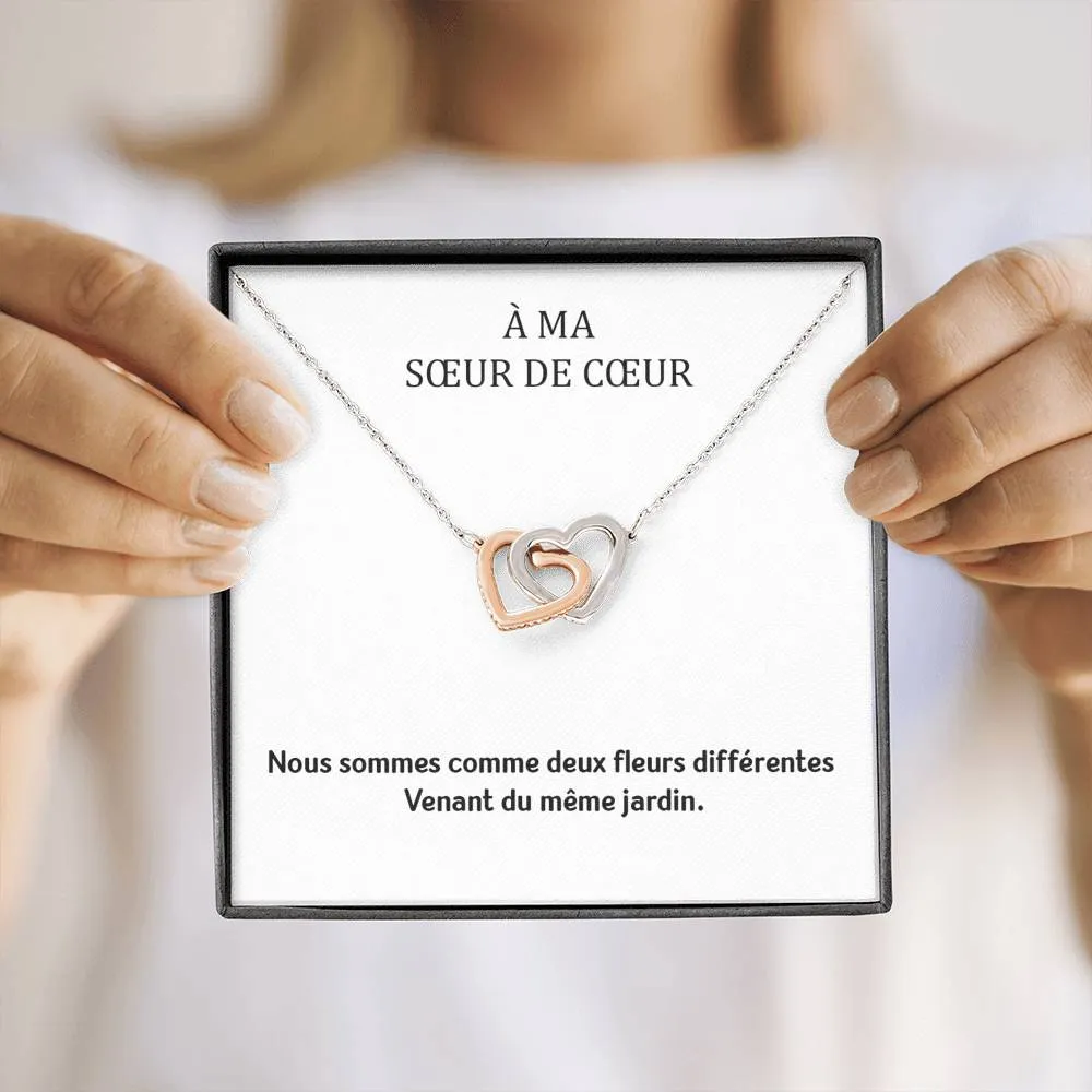 ONELOVE • Collier Meilleures Amies Double Cœur