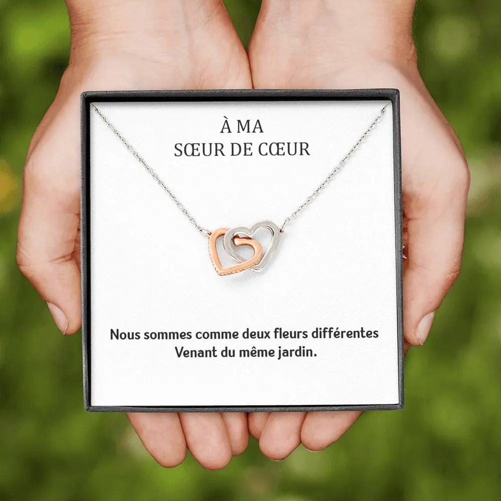 ONELOVE • Collier Meilleures Amies Double Cœur