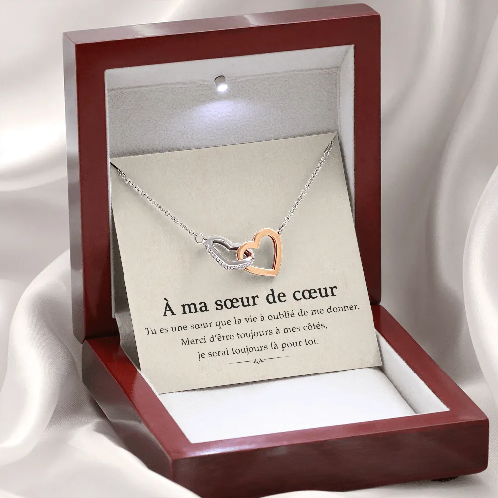 ONELOVE • Collier Meilleures Amies Double Cœur