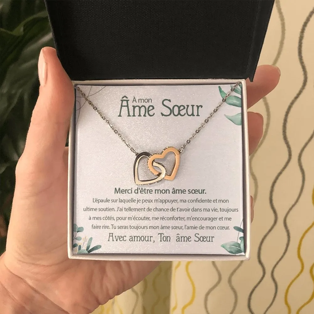 ONELOVE • Collier Meilleures Amies Double Cœur