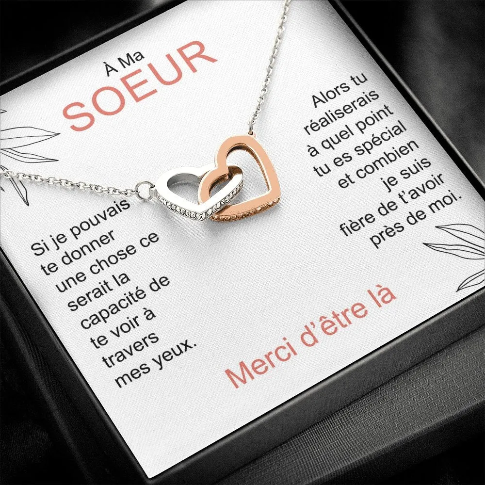 ONELOVE • Collier Sœurs Double Cœur
