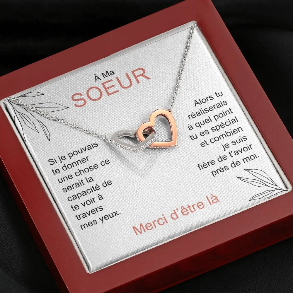 ONELOVE • Collier Sœurs Double Cœur