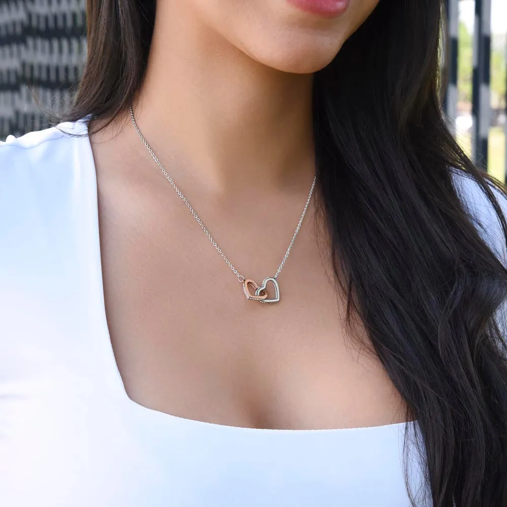 ONEMOM • Collier Déclaration Maman Double Cœur