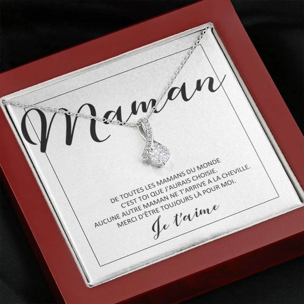 ONEMOM • Collier Déclaration Maman Elixir