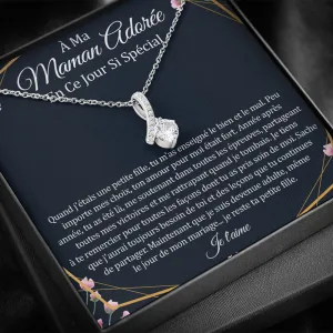 ONEMOM • Collier Déclaration Maman Elixir