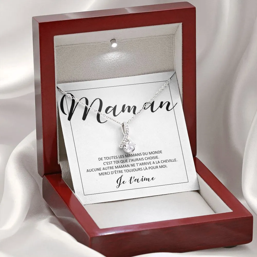 ONEMOM • Collier Déclaration Maman Elixir