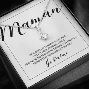 ONEMOM • Collier Déclaration Maman Elixir
