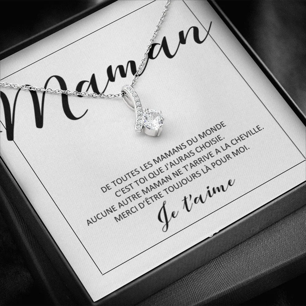 ONEMOM • Collier Déclaration Maman Elixir