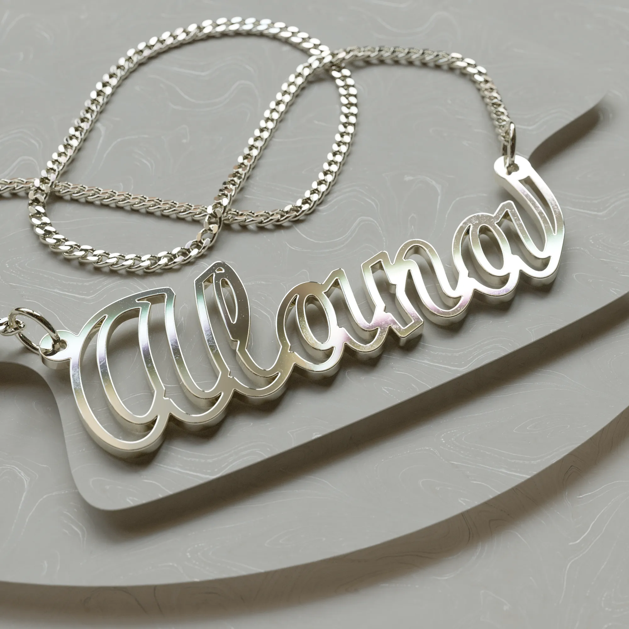 Open-Air Serene Nameplate