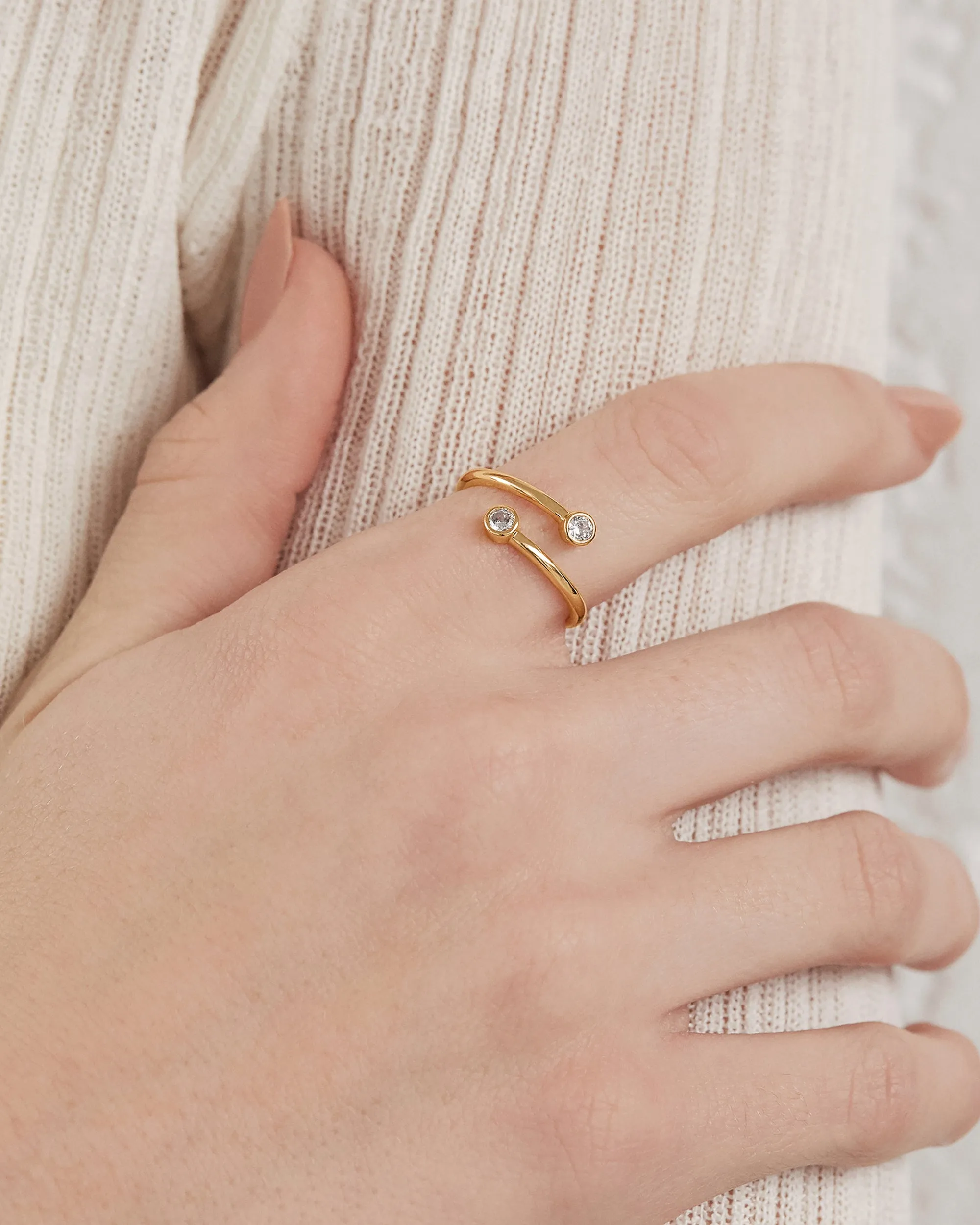 Open Bezel Ring