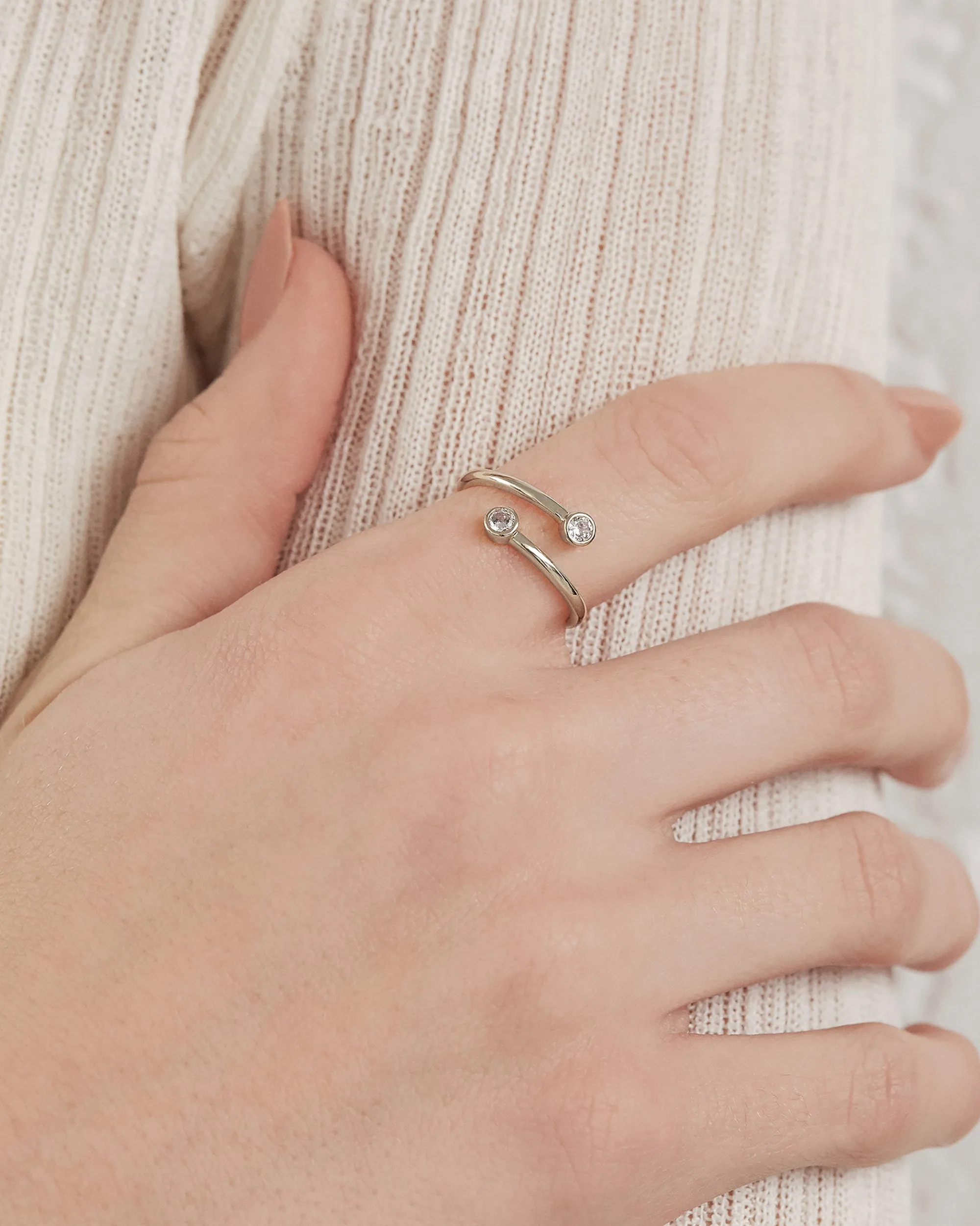 Open Bezel Ring